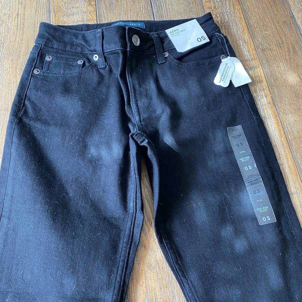 Aeropostale Black Boot Cut Jeans